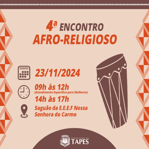 4º Encontro Afro Religioso de Tapes