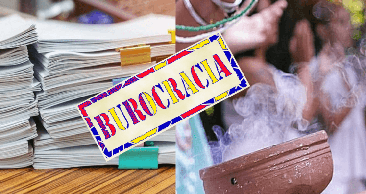 Terreiro não combina com burocracia!